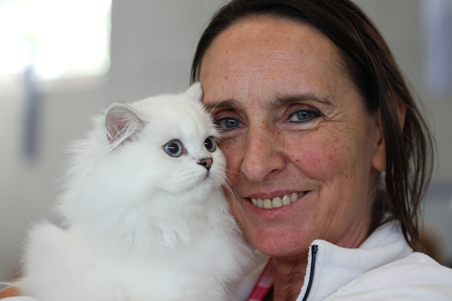 mit meinem Frauchen auf der 1. Ausstellung in Villmergen